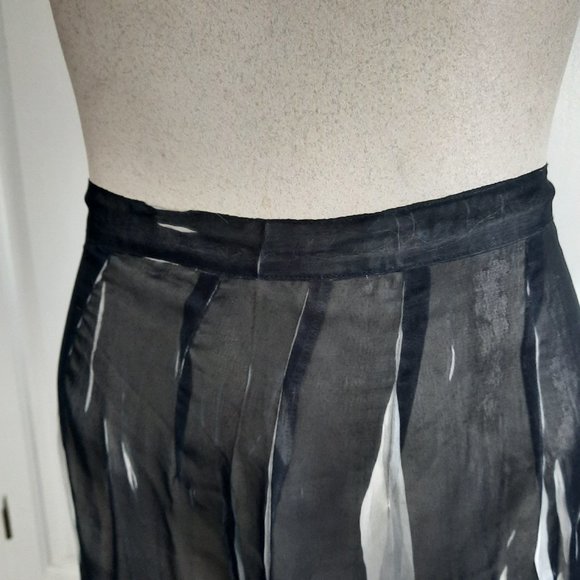 Francesca's Boho Chic Sheer High Waisted Long Skirt, Size Small - Picture 5 of 6